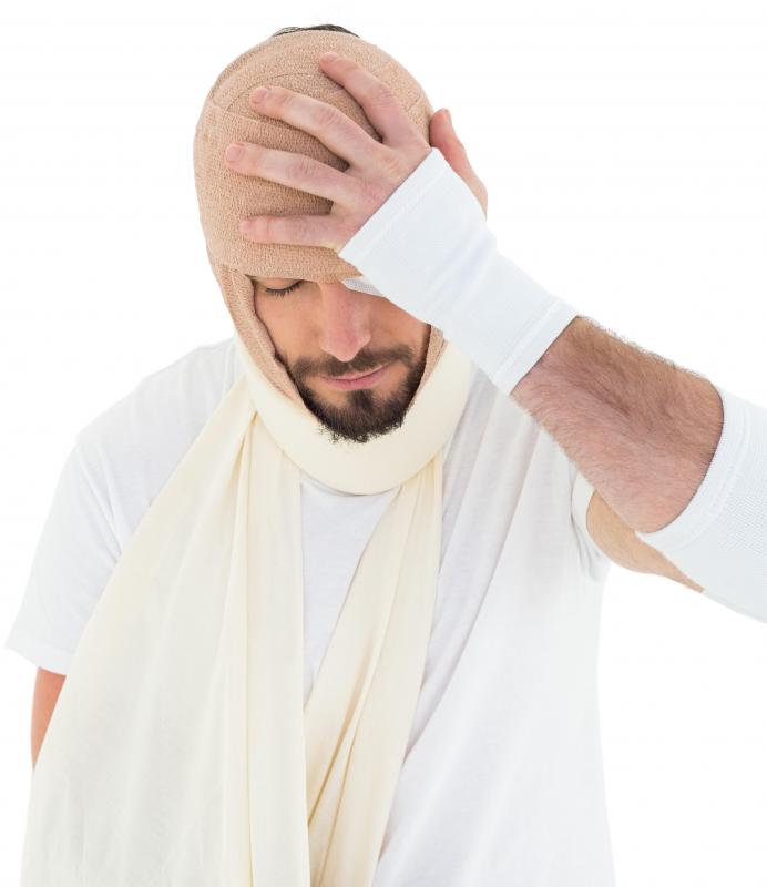 Severe head trauma may lead to the development of nystagmus.