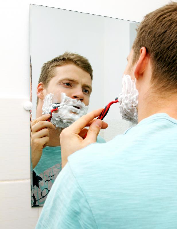 Ingrown hairs may occur as a result of shaving.