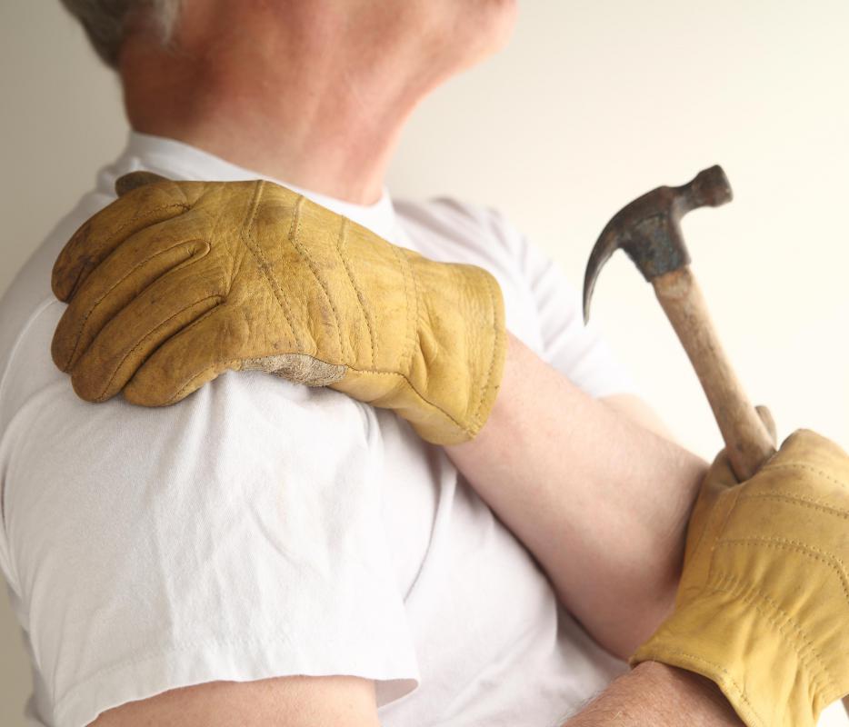 Arthritis in the shoulder typically causes both shoulder and elbow pain.