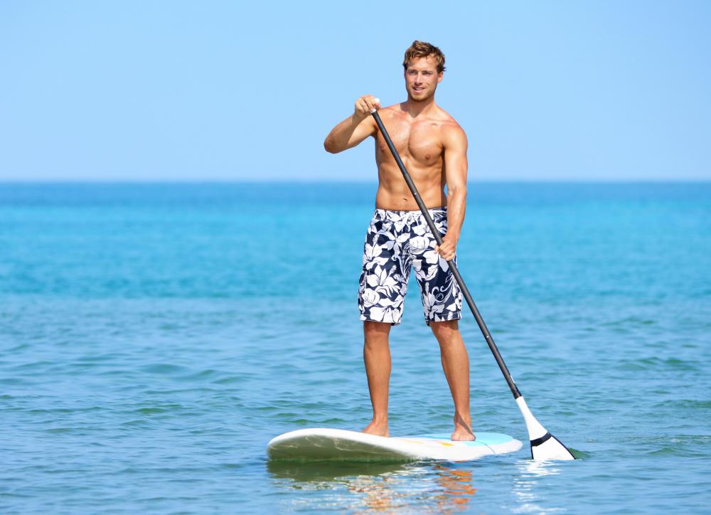Standup paddleboarding is a type of stability training, as the paddler must balance on an unstable surface.