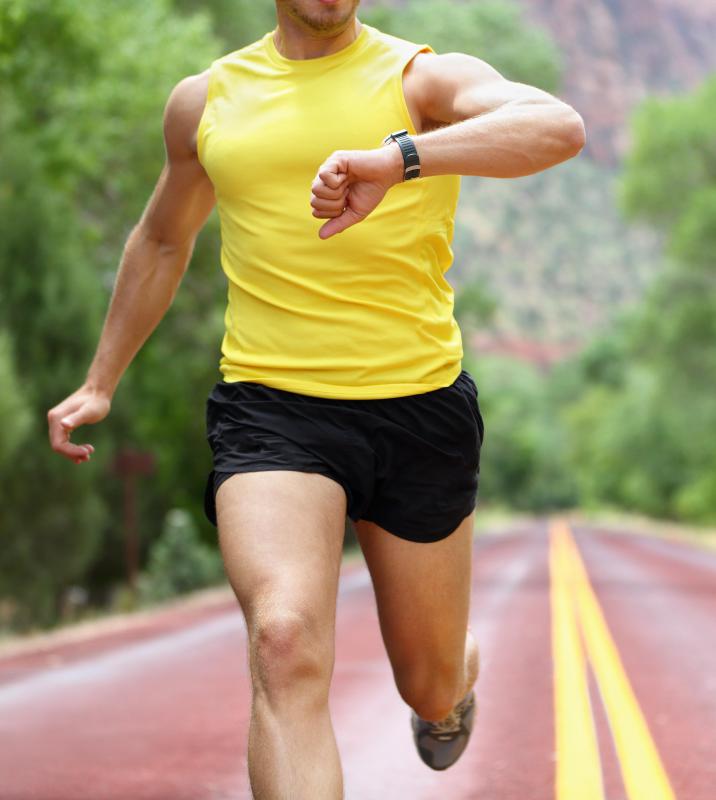 Aerobic conditioning can be achieve through distance running.