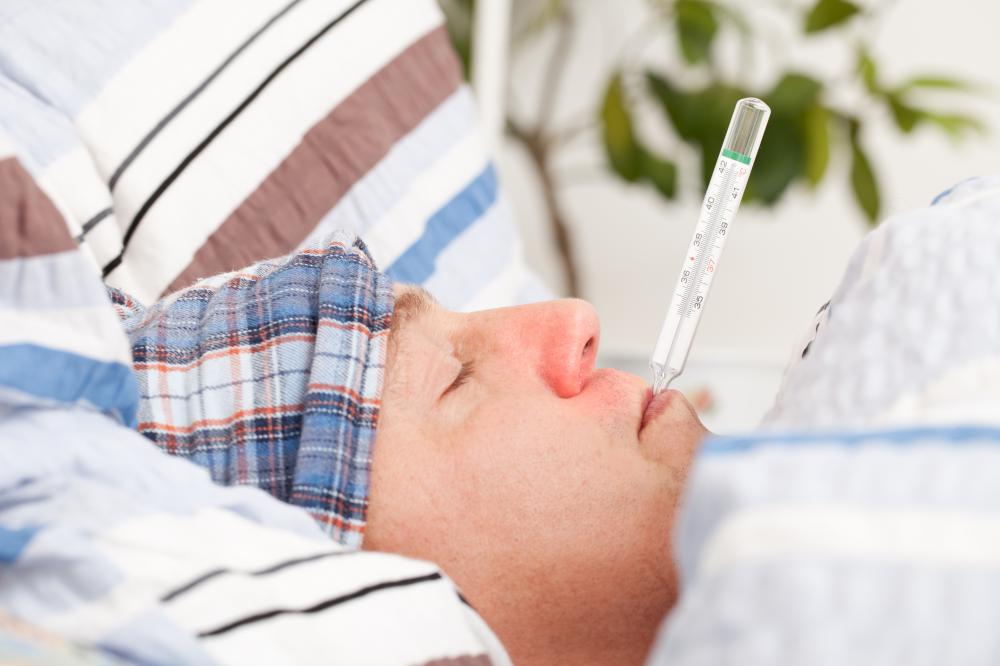 People bitten by rats may experience high fever.