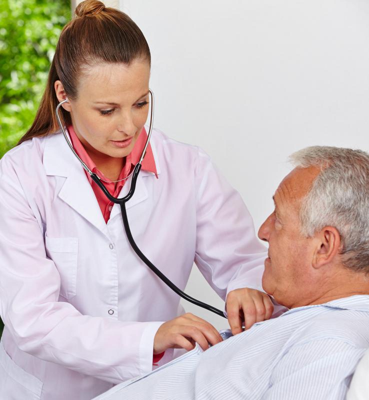 A stent implantation may be performed by a cardiologist.