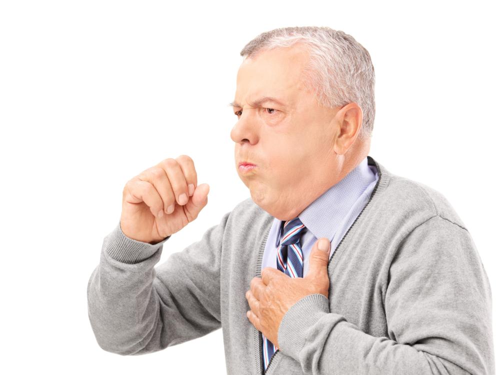 Coughing and wheezing is a common symptom of bleach inhalation.
