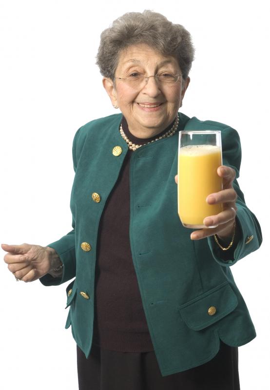 The elderly often suffer from Vitamin C deficiency, so should make sure they eat a balanced diet.