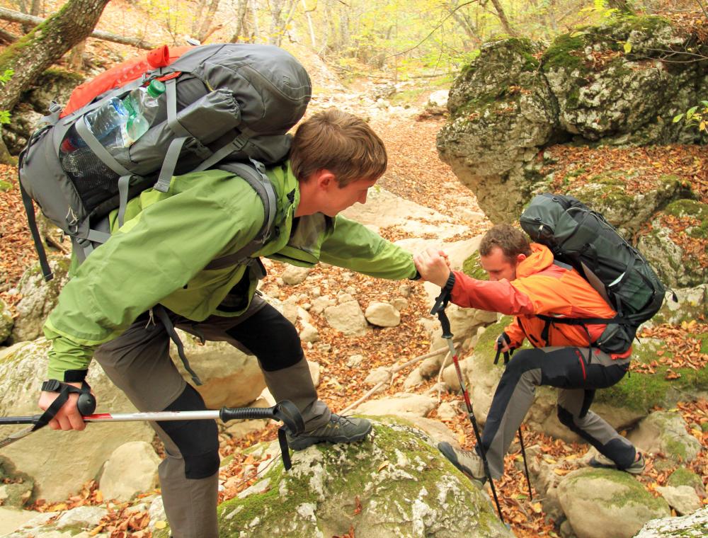 Nature hikes may be part of a therapeutic recreation program.