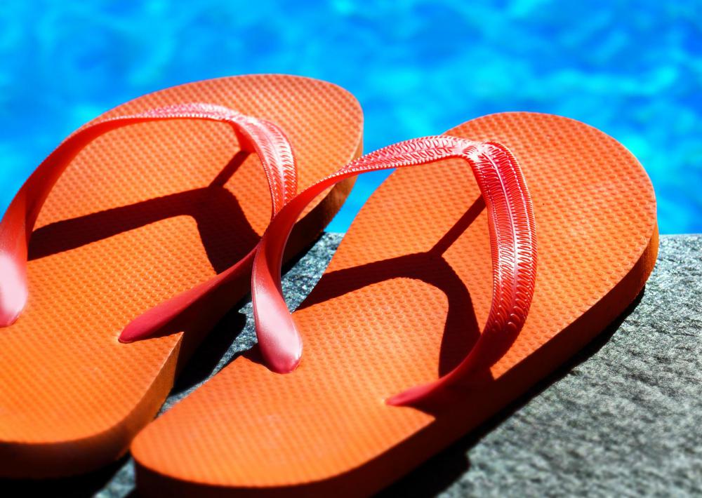 Flip-flops, also called thongs, are a popular summer shoe but often lack arch support.