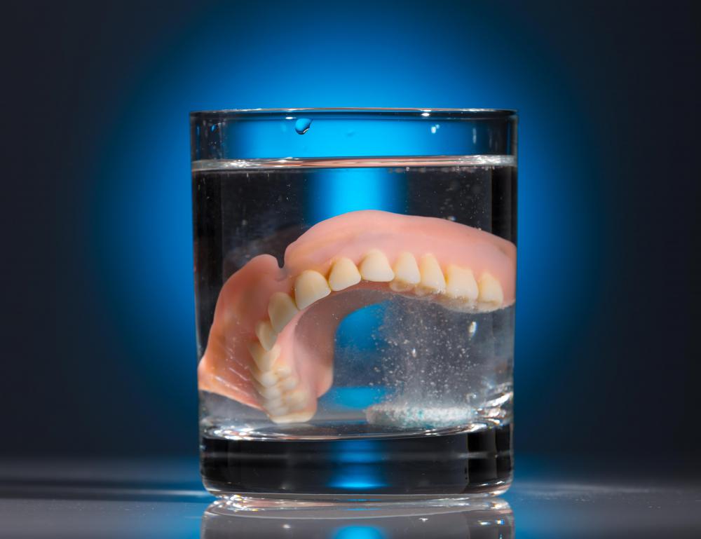 Prosthetics like dentures allow people to replace damaged teeth.