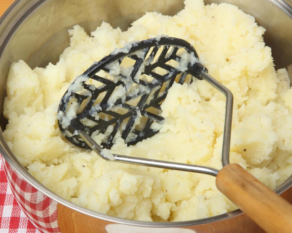 Mashed potatoes may be used as a poultice.