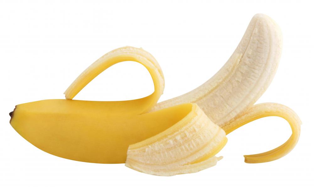 Bananas contain a lot of soluble fiber.