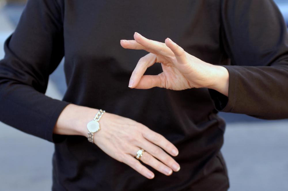 Sign language is a type of communication that does not use speech production.