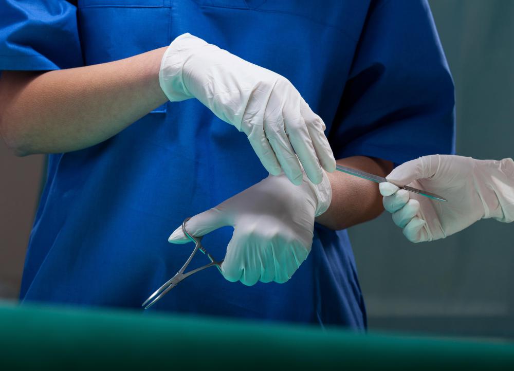 A torn bicep muscle may require surgical repair.