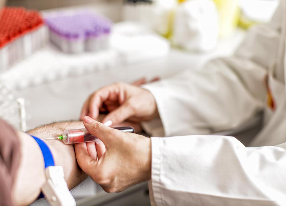A blood serology test can be used to determine an individual's blood type.
