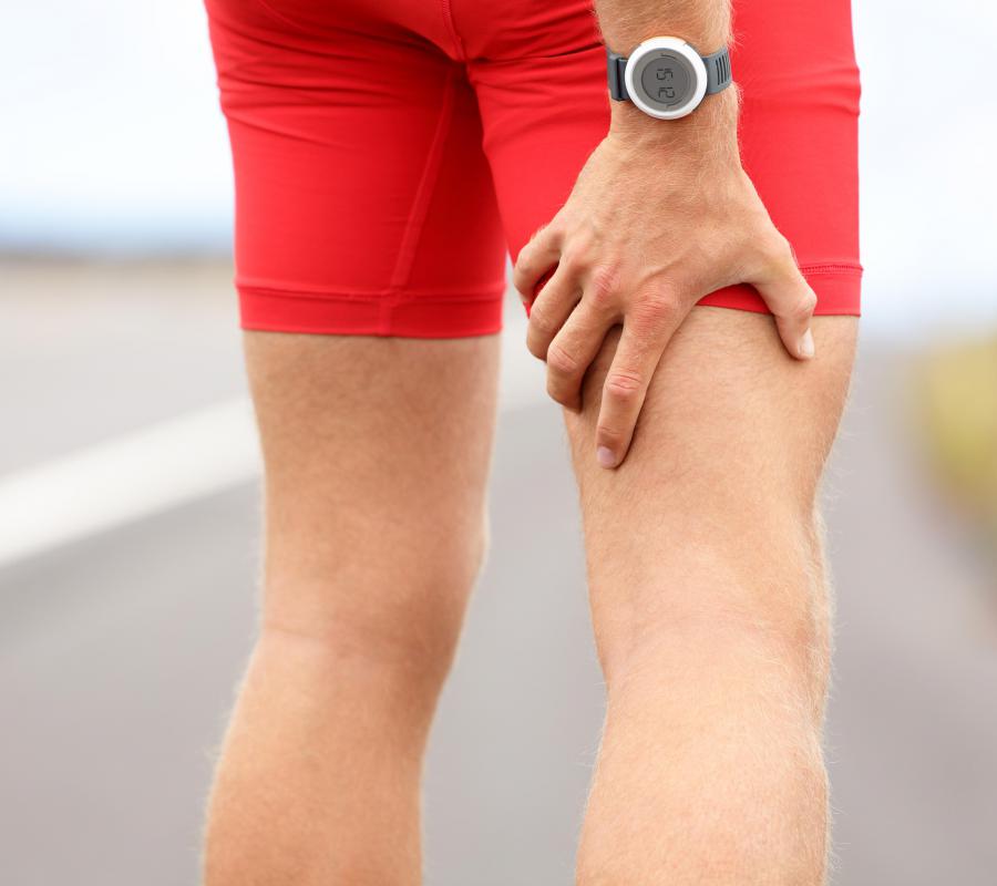Hamstring strains and tears can cause pain in the back of the upper leg that sometimes stretches to the buttocks.