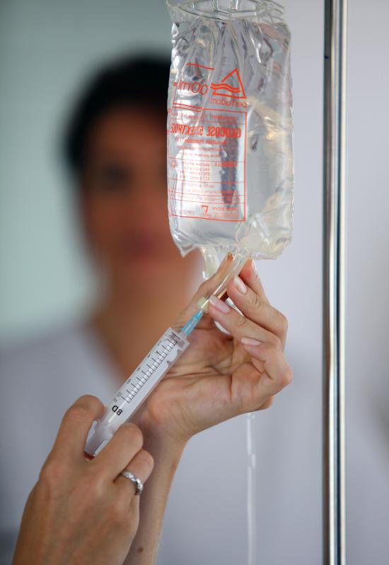 The internal jugular vein is often used for intravenous line placement.