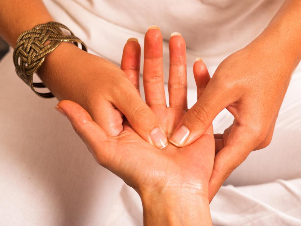 Reflex points are believed to be found in the hands.