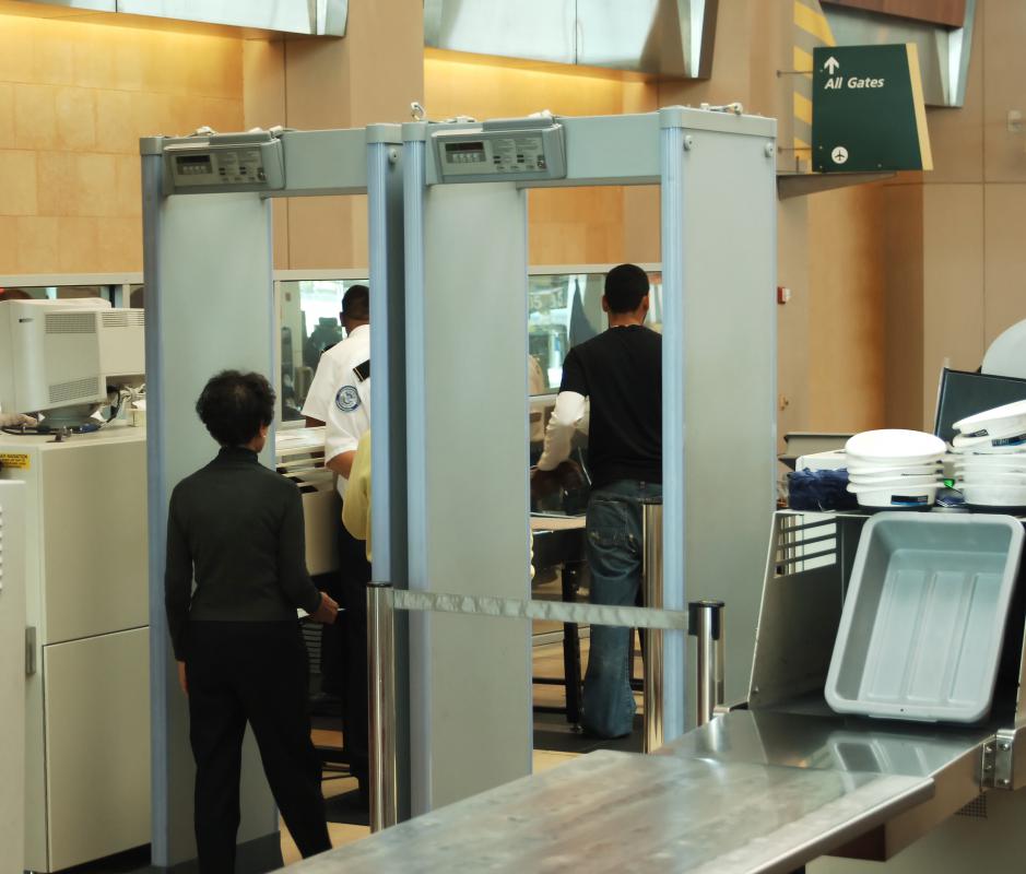 Patients with sternal wires will set off metal detectors.
