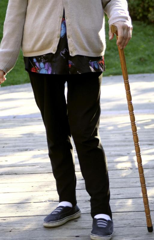 Patients with Chiari malformation may need to a cane to prevent falling.