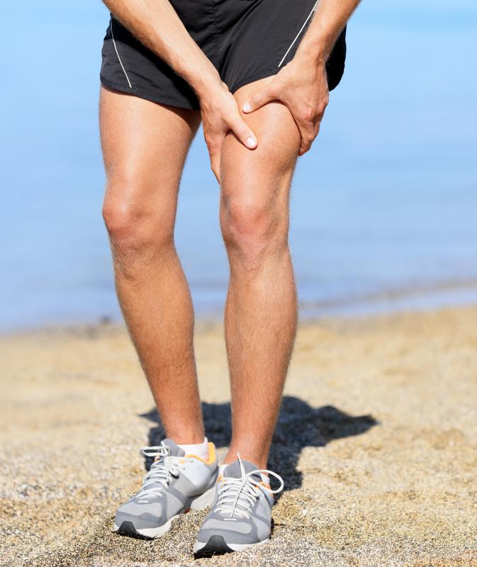 Numbness associated with knee nerve damage may radiate to the upper leg.