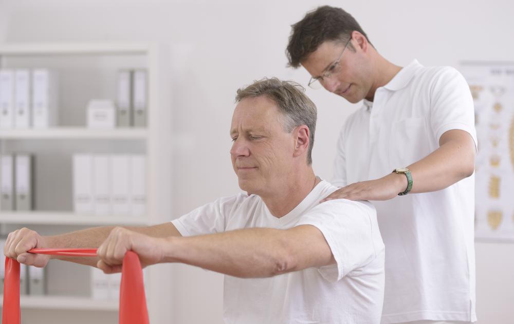 Physical therapy often is prescribed for damaged muscles.