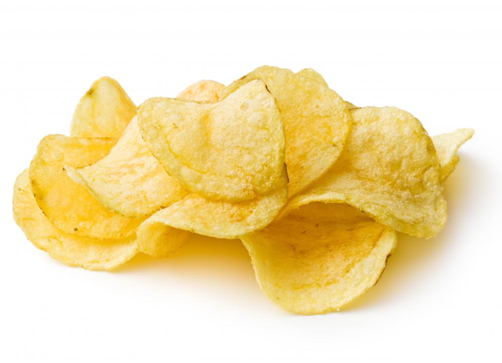 Potato chips aren't eaten in a no sugar diet.