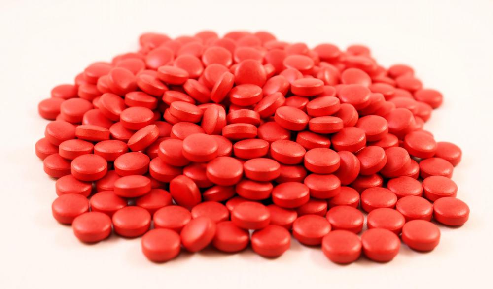 Iron supplements.