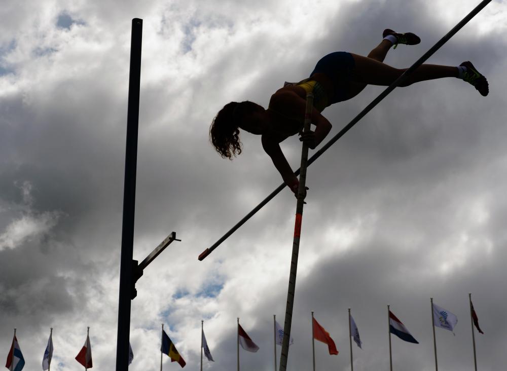 A pole vaulter with atelophobia may be so worried about failing that she misses her goal.