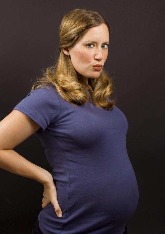 Back pain is common during pregnancy.