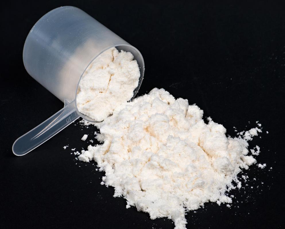 Protein powder.