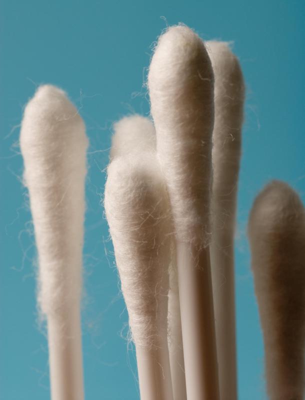 It is not advisable to use cotton swabs for removing ear wax.