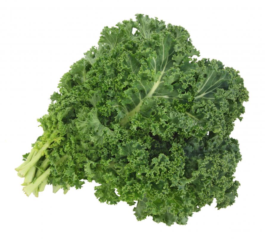 Leafy greens, such as kale, can be a good source of vitamin U when eaten raw.