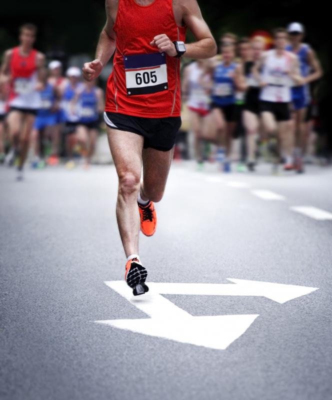 Mental strength keeps people going when running a marathon even when they feel physically tired.