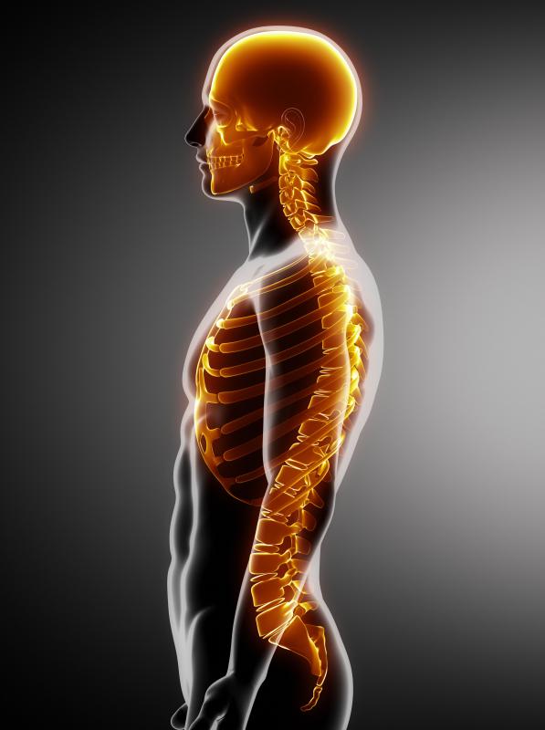 An epigastric hernia may occur below the ribcage and above the navel.