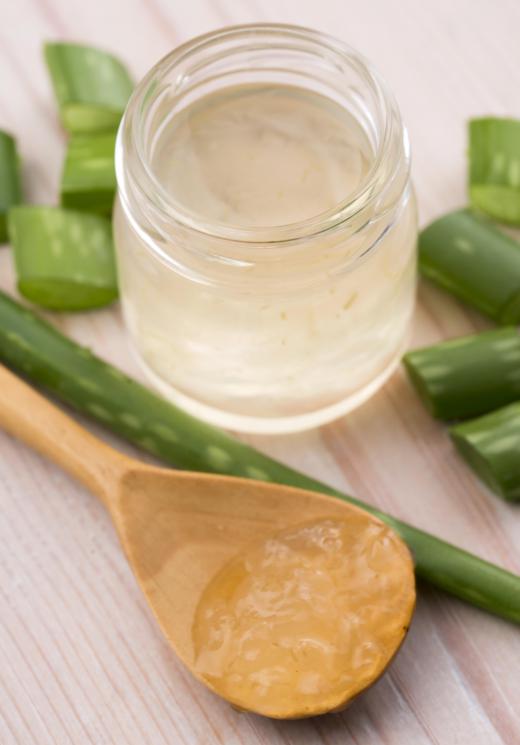 Aloe is commonly used as a skin-soothing agent.