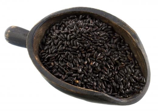 Black rice is high in antioxidants and fiber.