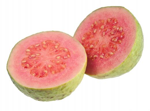 Guavas are considered a healthy fruit.