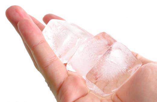 Ice therapy may be helpful in relieving discomfort associated with a jammed finger.