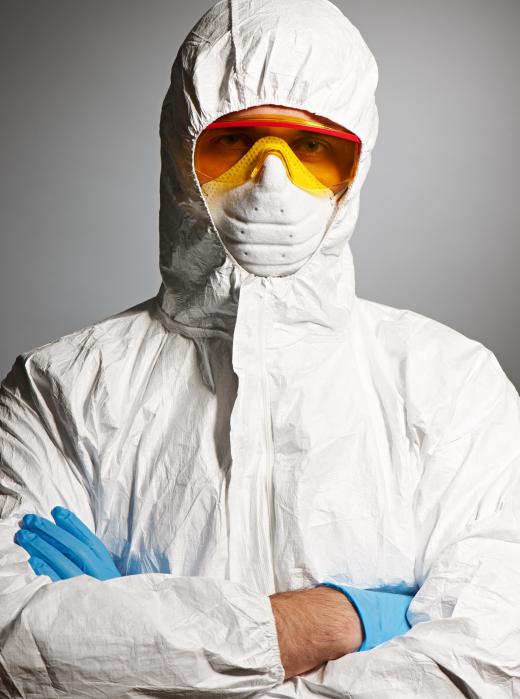 Protective garments may be worn by doctors and nurses treating patients infected with ebola.