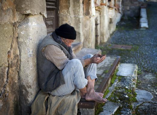 Homeless people are at risk for malnutrition.