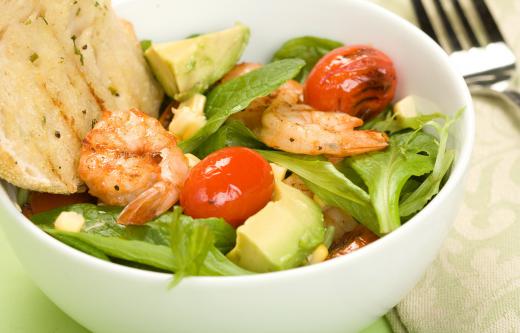 Mango extract may be added to salads.