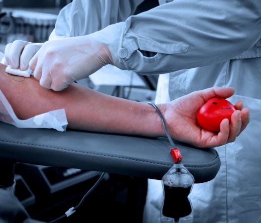 Donors are typically screened before their plasma or blood donations are taken.