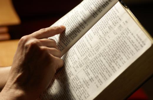 For some people, spiritual therapy may involve reading the bible.