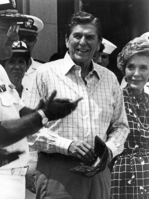 John Hinkley shot U.S. President Ronald Reagan in 1981.