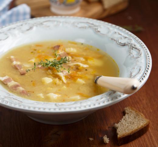Soups are always a good healthy option.