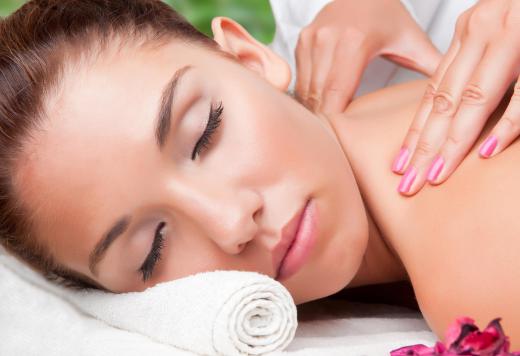 Endorphins are released during any relaxing activity, such as getting a massage.