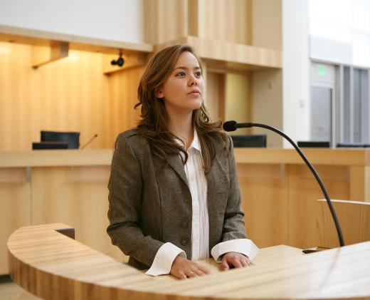 A forensic psychiatrist might be called upon to give expert testimony in court.