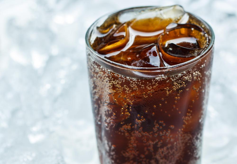 People may swallow air when drinking soda.