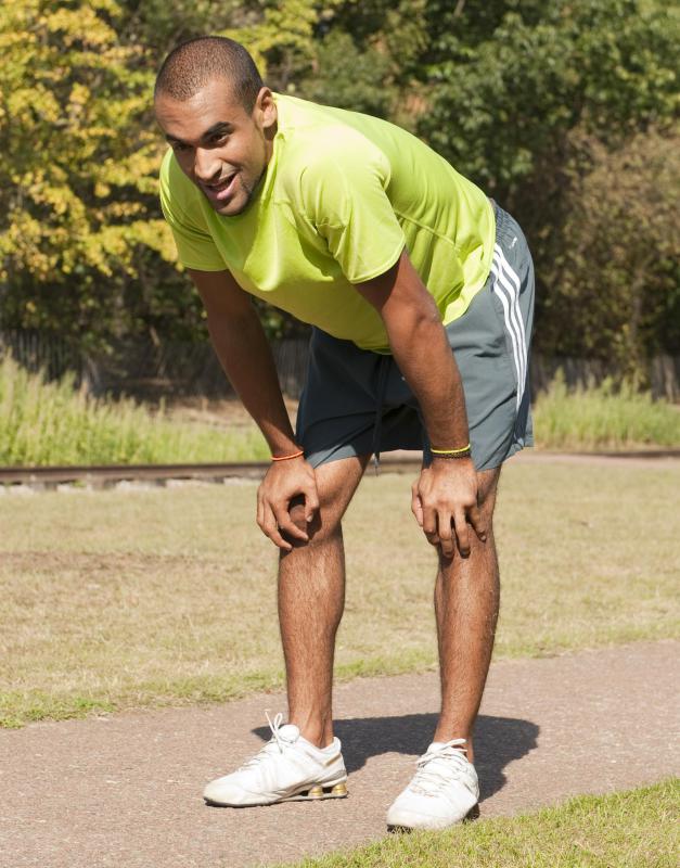 An ankle edema may be a symptom of a pulmonary edema, which may cause shortness of breath.