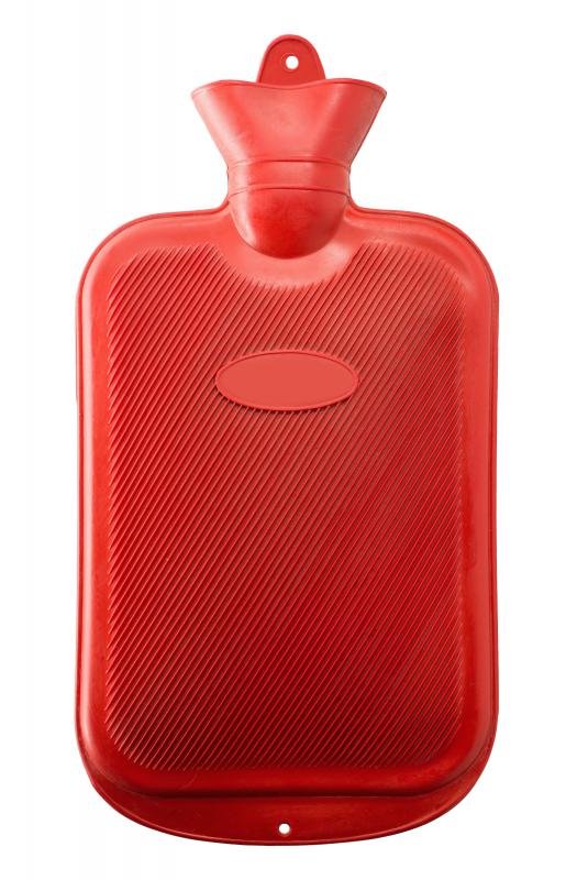 A hot water bottle may help alleviate boil discomfort.
