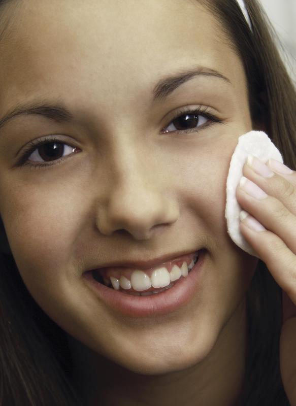 People typically experience acne in their teen years.
